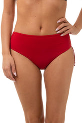 MIX SLIP DONNA  ROSSO SCURO COULISSE REDV BE BEACH